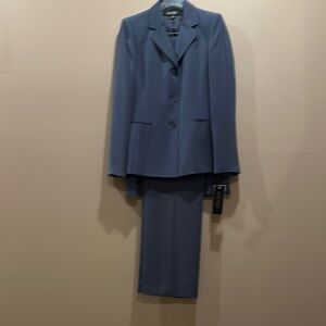 Kasper 3 piece Blue Blazer Suit